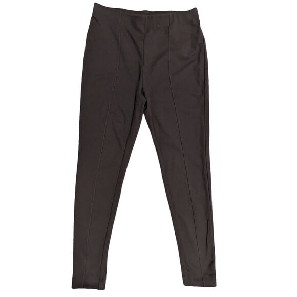 J. Jill Ponte Leggings Women Size S Inseam 25.5" Mid-Rise Skinny Chocolate Brown - Picture 1 of 10